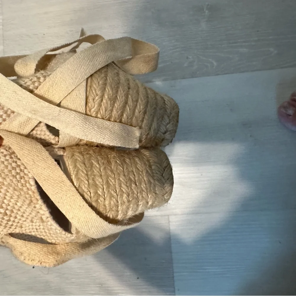 Vintage 90’s Colorful‎ Striped Espadrille Wedges by Madeline  Stuart